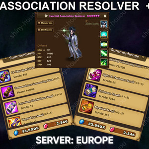 Compte Summoners War Europe - LD (Light Dark) - Neuf, Prêt à Jouer