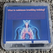 2 Endurance Trainer Breathing Exercise Device Lung Breath Trainer Mouthpiece NEW