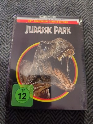 Jurassic Park 30th Anniversary Limited Edition 4K UHD Steelbook NEU & OVP Sealed