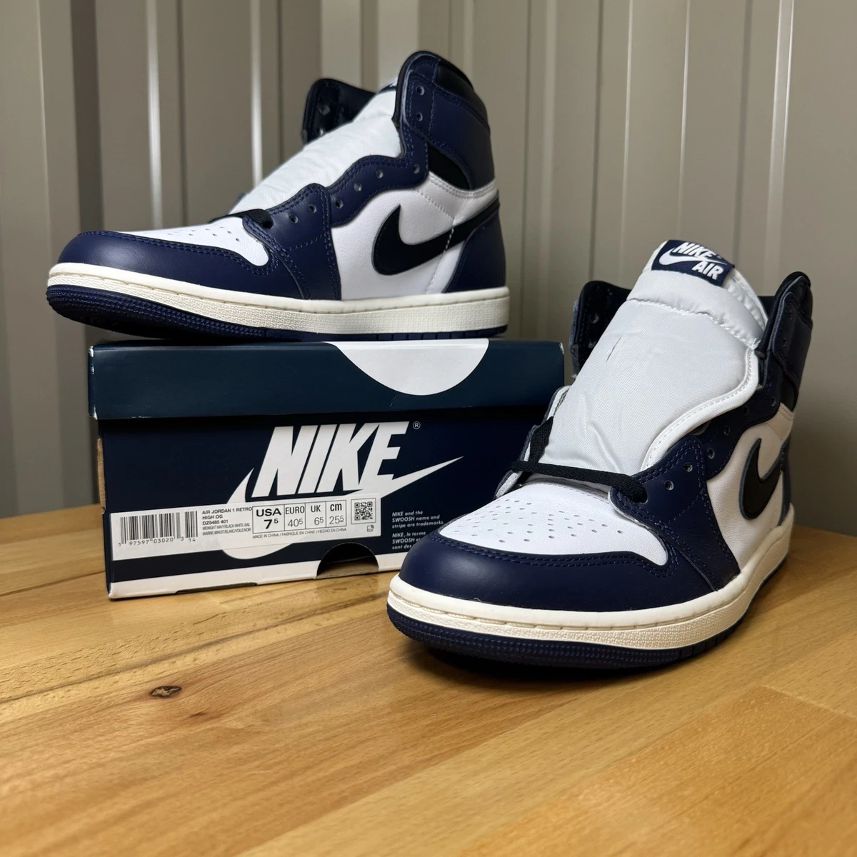 Las mejores ofertas en Jordan 1 Retro OG High Midnight Navy | eBay