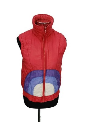 A Creation by Cloud 9 1980s stripe puffer vest size small