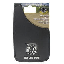 Plasticolor RAM 9” x 15” Easy-Fit Universal Fit Automotive Mud Guards, Black