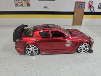 Jada Option D 1:24 Scale Diecast Car Mazda RX8 Red | eBay