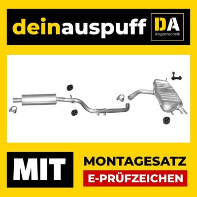 Auspuffanlage für VW Golf V VI / Golf Plus 1.6 Auspuff E416