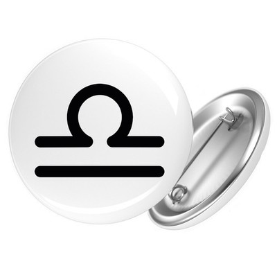 Button Waage Sternzeichen Zeichen Geschenkidee Waage Geschenk Präsent Mitbringse