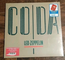 LED ZEPPELIN 180 GRAM CODA LP WALMART EXCLUSIVE WITH BACKSTAGE PASS SEALED MINT