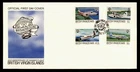 DR WHO 1983 BRITISH VIRGIN ISLANDS FDC AVIATION FLIGHT ANIV COMBO $1.25 R65653