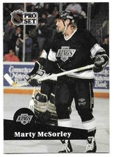 MARTY MCSORLEY 1991-92 PRO SET CARD MINT CONDITION
