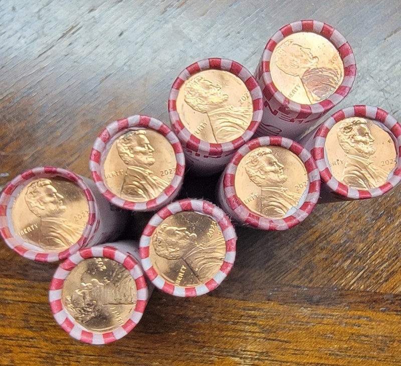 2023 D LINCOLN CENT ROLL UNCIRCULATED!!
