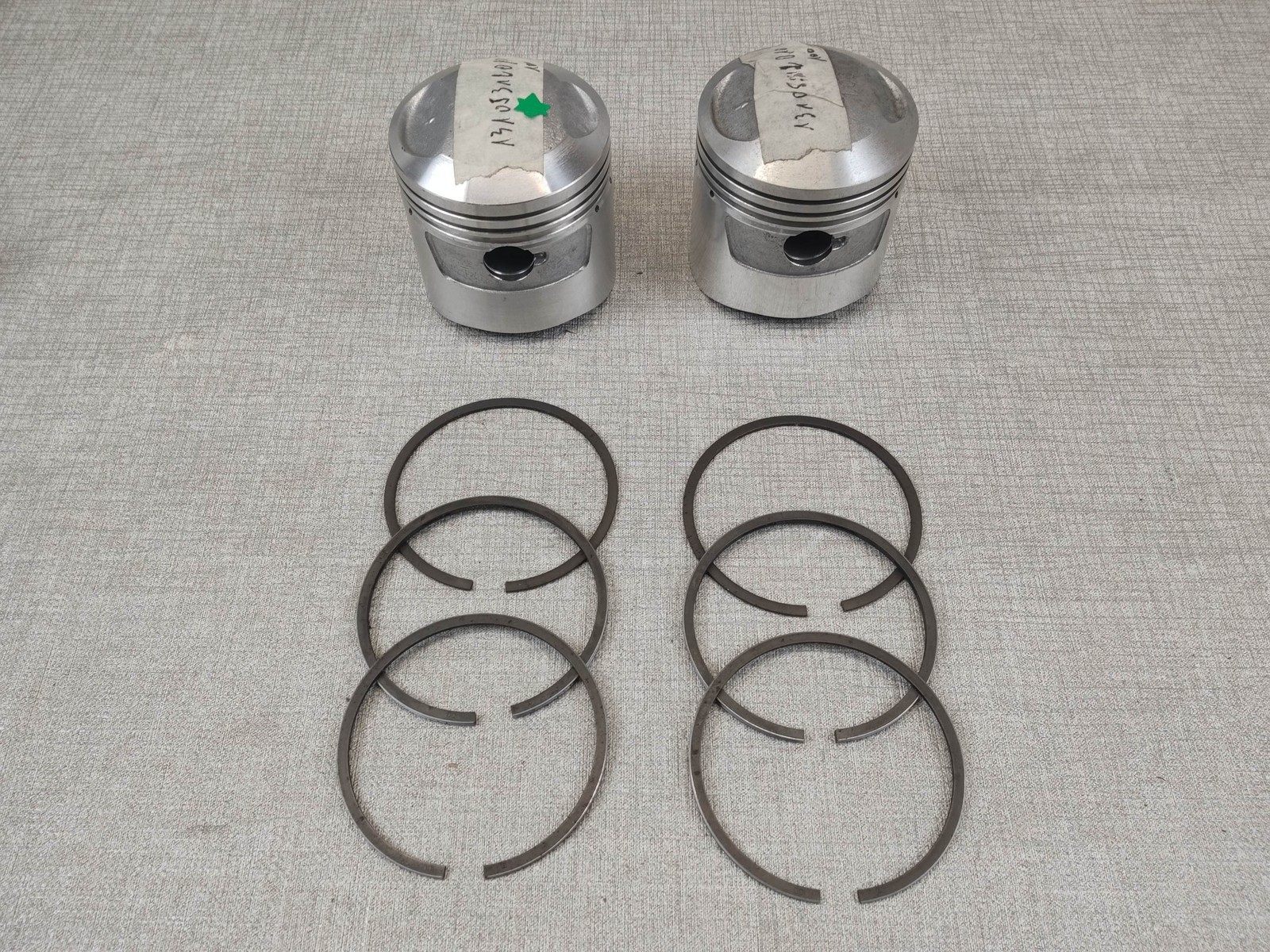 Pistons segments cote +1.00 D65mm moto ancienne CL350