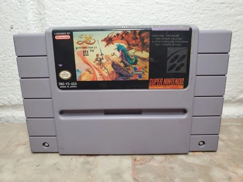 Ys III: Wanderers From Ys (1991) Super Nintendo Cart Only