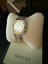 Gucci G-Flat YA166506 Silver Dial Two Tone  Quartz Watch Women's Mens Unisex NEW