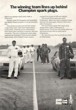 Champion Spark Plugs Phil Esposito & Bailey Howell Endorsed Vintage Mag Print Ad