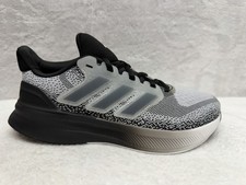 Adidas UltraRun 5 Kids Size 5 Black Gray Running Shoes Sneakers