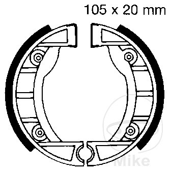 EBC Spring Brake Shoes