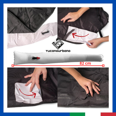 Aufblasbare Ersatz symmetrisch Beinabdeckung Thermoschild TUCANO Roller Wasserdicht