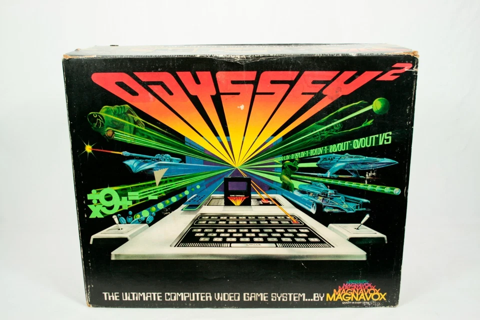 Consola Magnavox Odyssey 2 CIB 1979 completa con insertos de juego e espuma de poliestireno Foto 2 de 4
