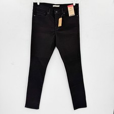 NWD Levis 311 Women's Shaping Skinny Black Jeans Size 31 Tummy Slimming Stretch