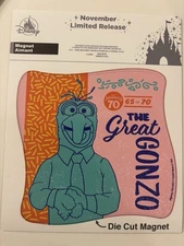 LIMITED: Muppets 70th Anniversary Magnet - The Great Gonzo - 65 Of 70