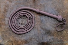 Látigo Para-cord Nylon Estilo Indiana Jones 2.5 a 16 Pies Largo 16 Hilos Bullwhip