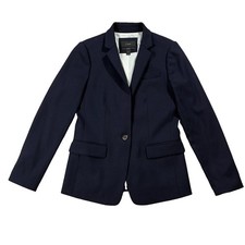 J Crew Regent Blazer One-Button Closure Wool Navy Women  s 2 Ivy Style Old Money