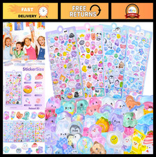 Kawaii Puffy 3D Bubble Jelly Stickers - Mini Resin Stickers for Crafts, Journals