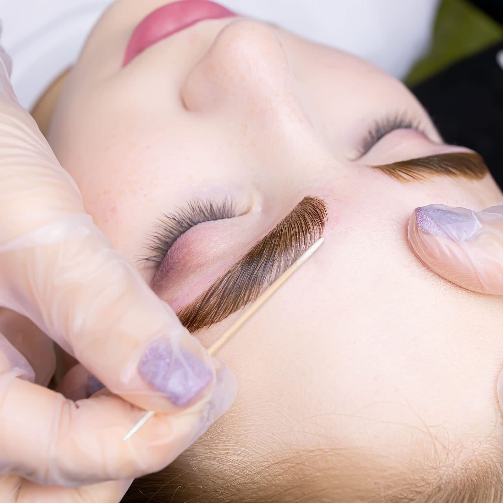 Microblading Cotton Swab 500 PCS Pointed Tip Applicator for Makeup Tattoo