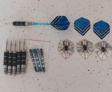 2 Sets Steel Tip Darts Barrel Aluminum Shafts Professional Dart Set - 6PCS Total