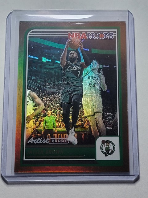 NBA Hoops Artist Proof 60 Jaylen Brown Holo Gold 06/10 Celtics