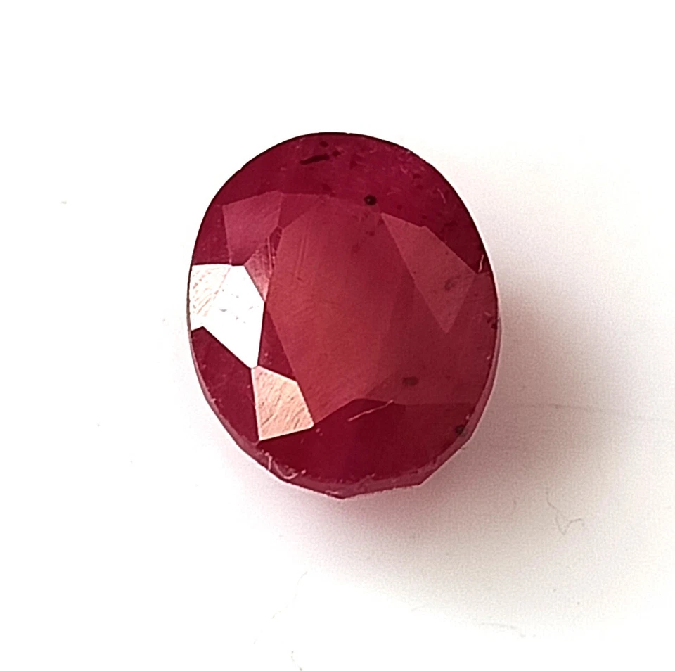 10X8 mm Oval Cut Ruby Natural Unheated Faceted Genuine Loose Gemstone 4.05 Carat - Image 2 of 4