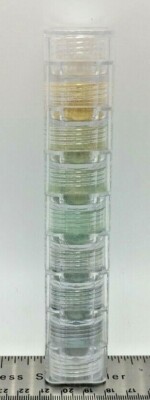 True Colors USA Mineral Makeup 8 Stack by Estey Intl  - Emerald Forest