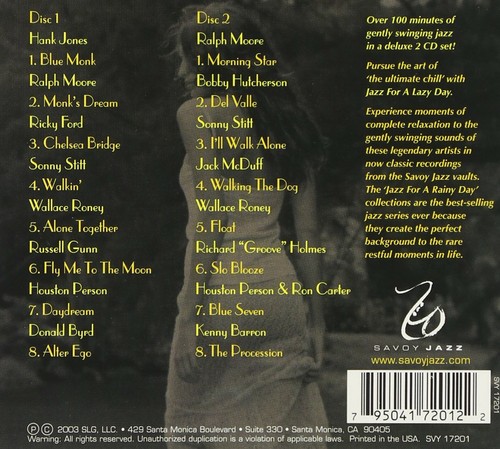 NEW CD Jazz For A Lazy Day by Various Artists (1999) 32 Records - Picture 2 of 2