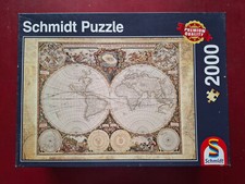 Puzzle Historische Weltkarte 2000 komplett Schmidt Sammlung Paket