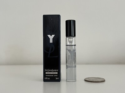 YSL Yves Saint Laurent Y Eau de Parfum Sample Spray .1oz / 3ml New in Box