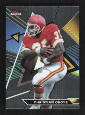 Christian Okoye 2023 Topps Composite Finest Kansas City Chiefs #201