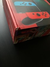 Nintendo Switch V2 Neon Joy Con System Console Case EMPTY RETAIL BOX ONLY