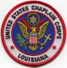 UNITED STATES CHAPLAIN CORPS LOUISIANA small not police PATCH