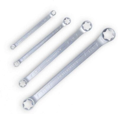 Star Wrench Torx Ring Spanner Double End Set 6-E8, E10-E12, E14-E18, E20-E 1piec