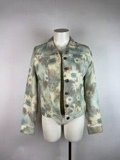 VTG 80s B.I. Sport Abstract Denim Jacket 6 Made in Hong Kong