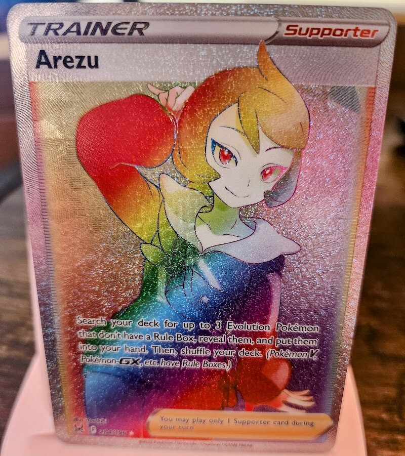 NM-Arezu (Secret) 204/196 Swsh11: Lost Origin Holo(Carefully Packaged)