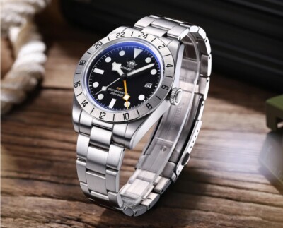 Swiss Quartz 39mm GMT Watch by Addiesdive - Deep Sea Hunter | eBay