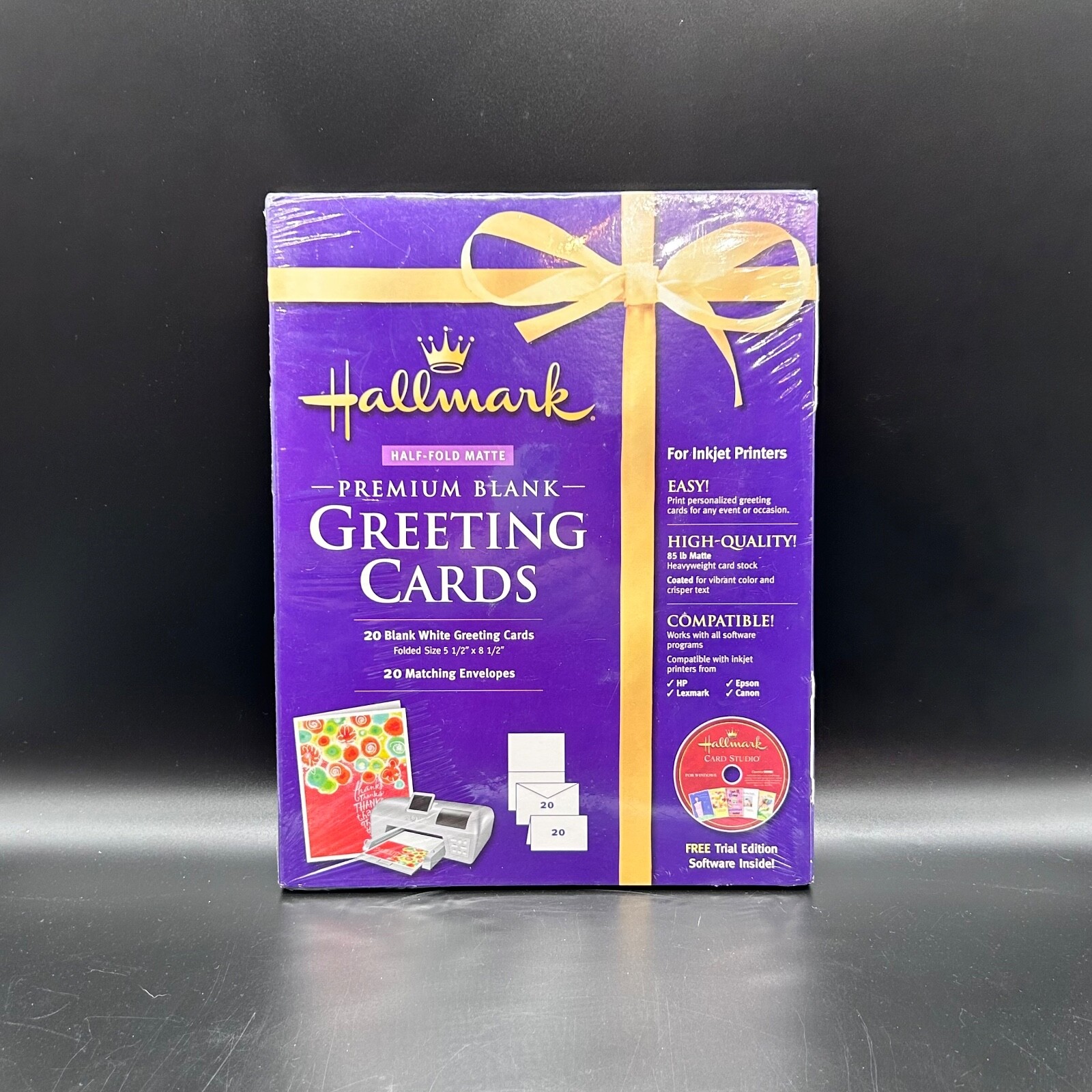 Hallmark Premium Blank Greeting Cards Pack of 20 Cards and Envelopes