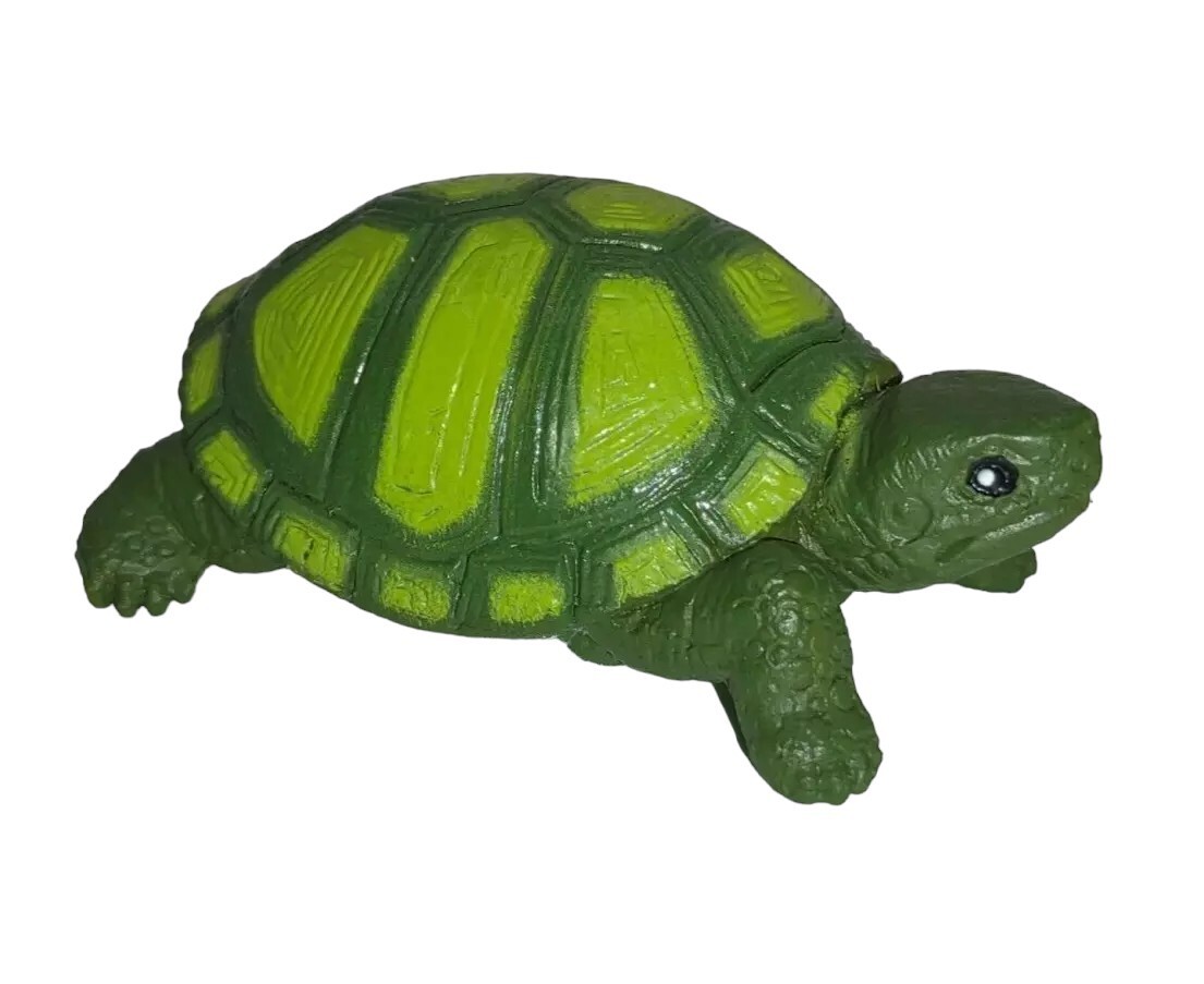 K&M Int'l Green Tortoise Land Turtle PVC Reptile Toy Figure K&M Int'l Green Tortoise Land Turtle PVC Reptile Toy Figure