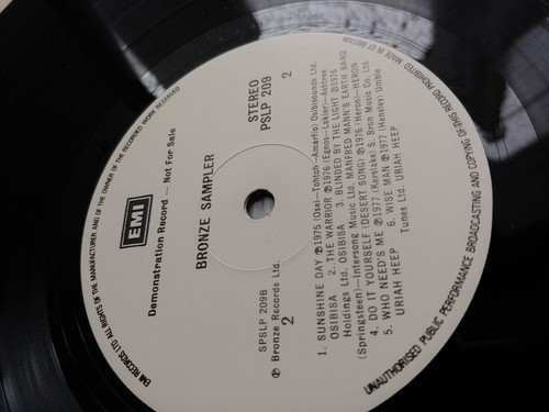 EMI Introduce The New Bronze Age *12" *EMI *Sampler *SPSLP209A *Stereo *vinyl - Picture 6 of 12
