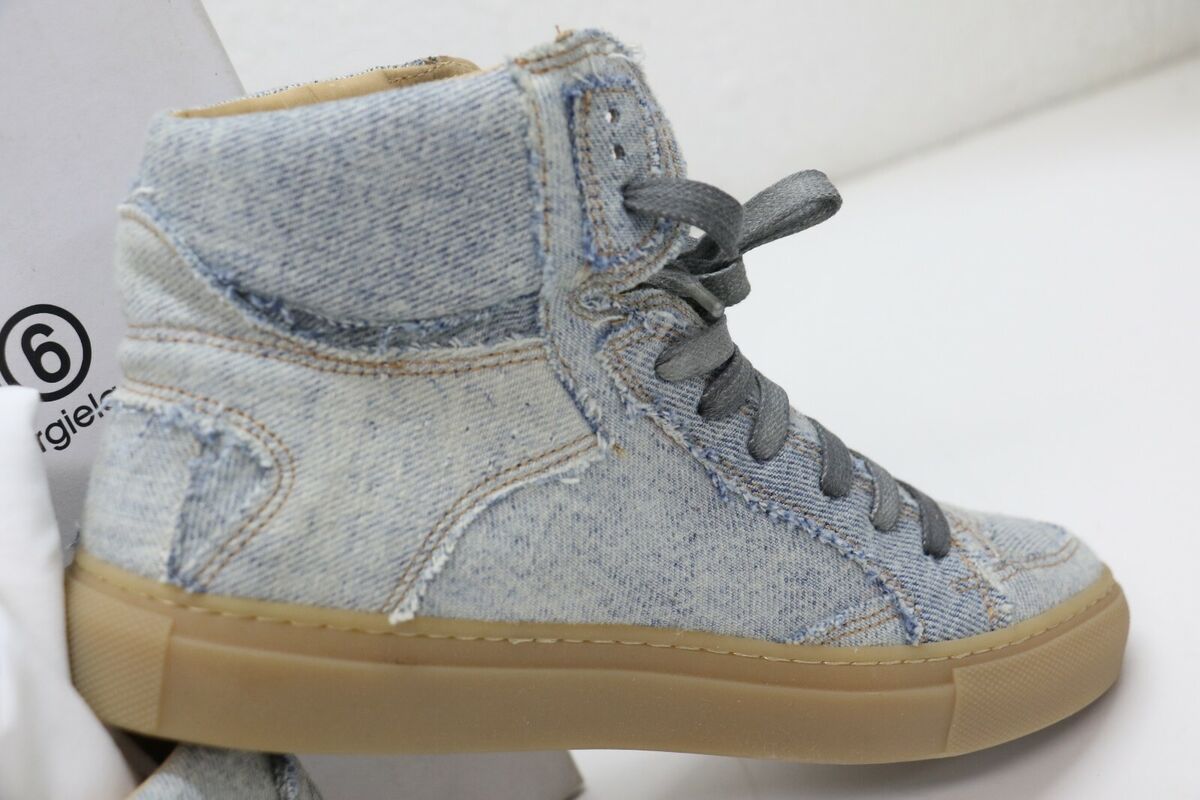 MM6 MAISON MARGIELA DENIM Wedge Women's Sneakers EU 37 US 7 MM6 MAISON MARGIELA DENIM Wedge Women's Sneakers EU 37 US 7