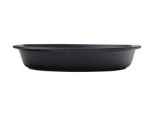Maxwell & Williams Oven Baking Roasting Black Ceramic Oval Tray Bakeware 35cm