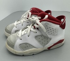 Nike Air Jordan Retro VI 6 Alternate White Gym Red Platinum Size 10C  384667 113