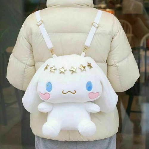 New Cartoon Backpack Plush Kuromi Women Bag Dog Cinnamoroll My Melody Backpack - Picture 5 of 21