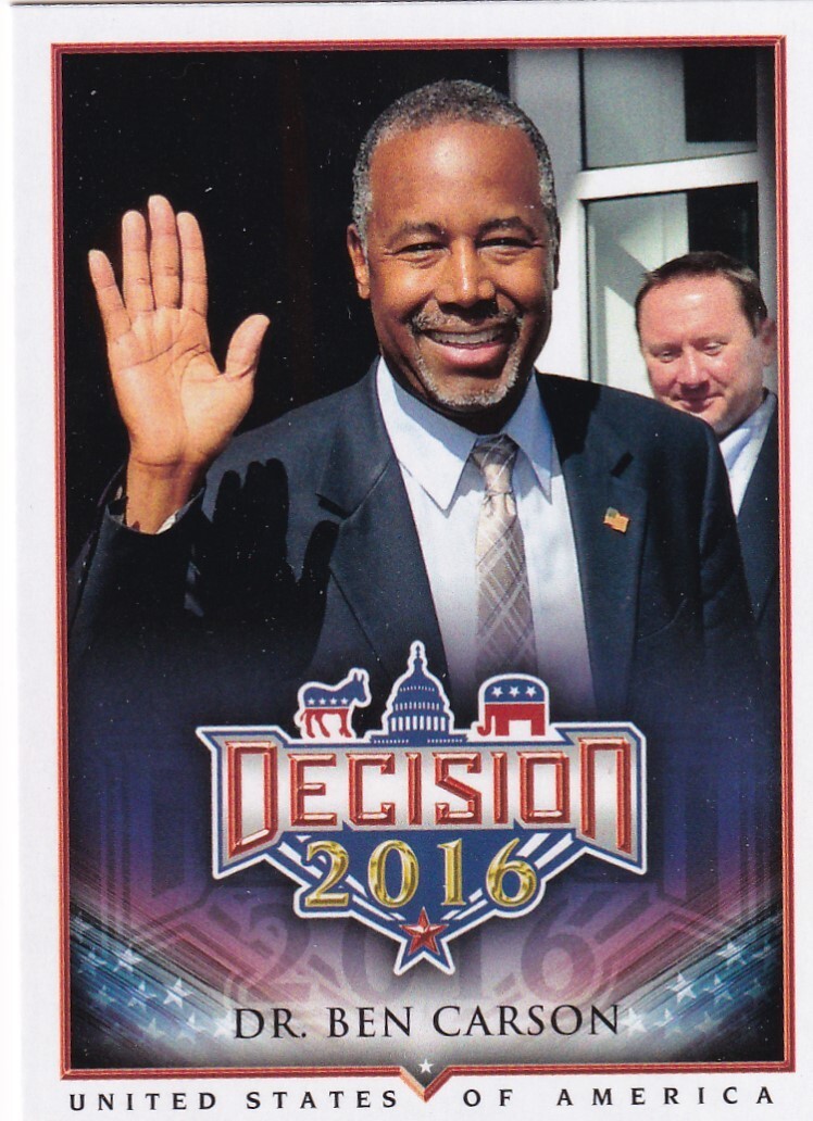 2016 Decision #1 Dr. Ben Carson- Party: Republican-MI