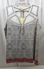 Women's Cynthia Rowley Embroidered Yoke  Blouse  1X NWT